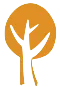 gelb gefärbter Baum